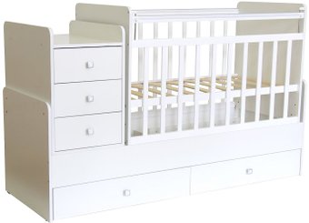 Кроватка-трансформер Фея 1100 (белый) - 1/1