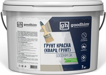 Полимерная грунтовка Goodhim GK Грунт краска (кварц - грунт) 7 кг - 1/1