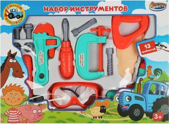 Набор инструментов игрушечных Играем вместе Синий трактор B2068743-R - 1/1