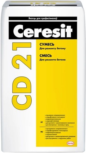 Самонивелирующаяся смесь Ceresit CD 21 (25кг) - 1/1