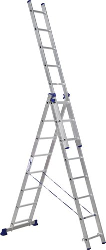 Лестница-стремянка Алюмет трехсекционная универсальная 5308 3x8 - 1/1