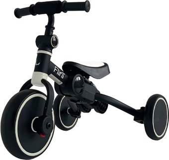 Беговел-велосипед Bubago Flint BG-F-109-2 (черный/белый) - 1/1