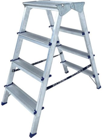 Лестница-стремянка Алюмет ADK 6204 (2x4 ступени) - 1/1