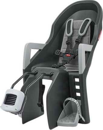 Детское велокресло Polisport Guppy Maxi+ FF Dark Grey/Silver - 1/1