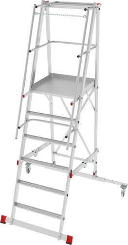 Лестница-стремянка Новая высота NV5540 5540106 передвижная (6 ступеней) - 1/1