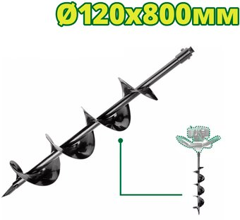 Шнек к мотобуру Dyllu DTDZ1A52-2 - 1/1