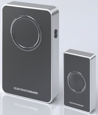 Беспроводной дверной звонок Elektrostandard DBQ27M WL 38M (черный/серебро) - 1/1