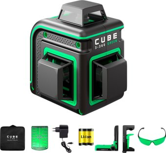 Лазерный нивелир ADA Instruments Cube 3-360 Green Home Edition А00566 - 1/1