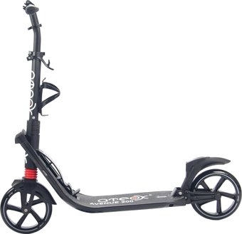 Двухколесный подростковый самокат Ateox Avenue 200 (черный) - 1/1