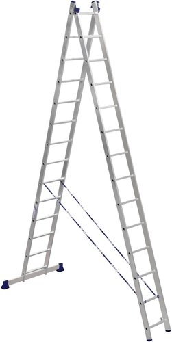 Лестница-стремянка Алюмет двухсекционная универсальная 5214 2x14 - 1/1