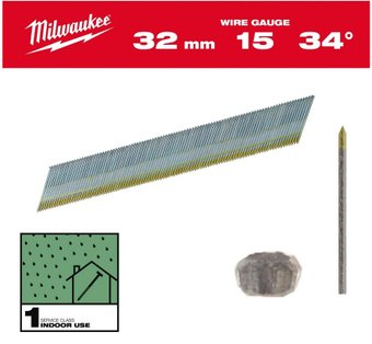 Гвозди для пистолета Milwaukee 4932492574 (4000 шт) - 1/1