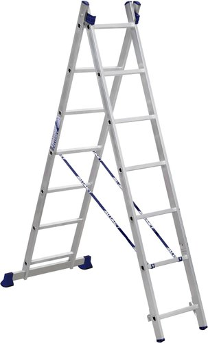Лестница-стремянка Алюмет двухсекционная универсальная 5207 2x7 - 1/1