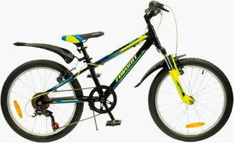 Детский велосипед Favorit Mateo 20VA MAT20V10BK-AL (черный/желтый) - 1/1