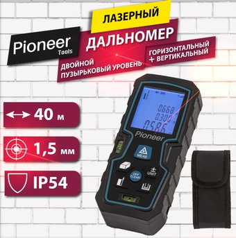 Лазерный дальномер Pioneer Tools LDM-40B2-01 - 1/1