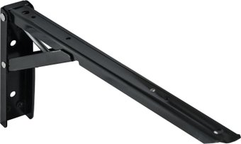 Полкодержатель AKS складной 350*135*30 черный (Модель 2) - 1/1