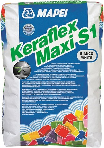 Клей для плитки Mapei Keraflex Maxi S1 (25 кг, белый) - 1/1
