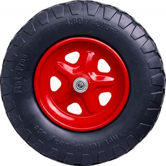 Колесо для тачки Fachmann Garten 4.80/4.00-8 подшипник D12мм/05.064 (серый) - 1/1