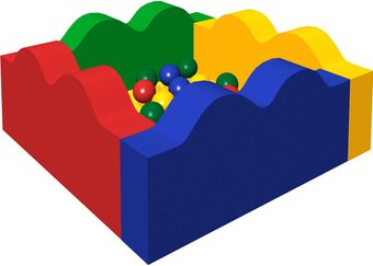 Сухой бассейн Romana ДМФ-МК-06.14.00 (300 шариков) - 1/1