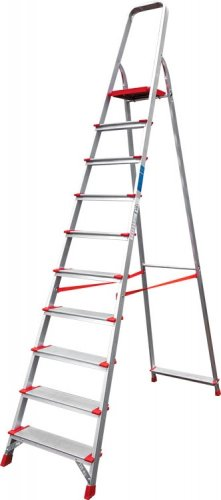 Лестница-стремянка Новая высота NV 511 алюминиевая индустриальная 10 ступеней (5110110) - 1/1