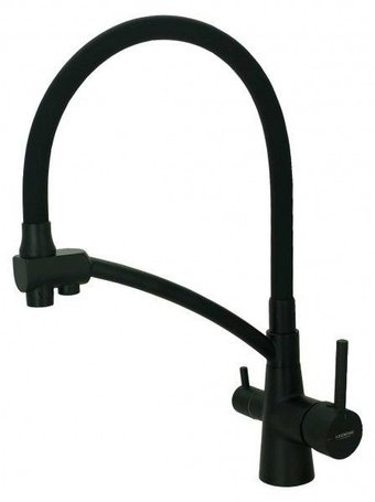 Смеситель Ledeme L4855B-2 (хром/черный) - 1/1