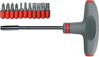 Набор отвертка с битами FIT 56232 (12 предметов) - 1/1