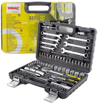 Универсальный набор инструментов WMC Tools 4821-5EURO (82 предмета) - 1/1
