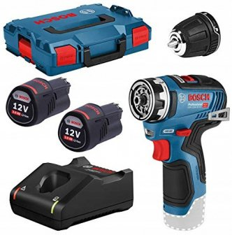 Дрель-шуруповерт Bosch GSR 12V-35 FC 06019H3001 (с 2-мя АКБ, кейс) - 1/1