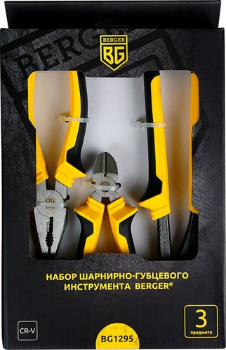 Набор пассатижей Berger BG1295 (3 предмета) - 1/1