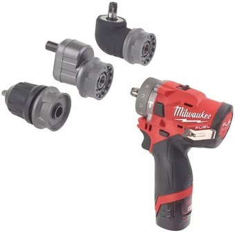 Ударная дрель-шуруповерт Milwaukee M12 FPDXKIT-202X 4933464138 (с 2-мя АКБ, кейс) - 1/1