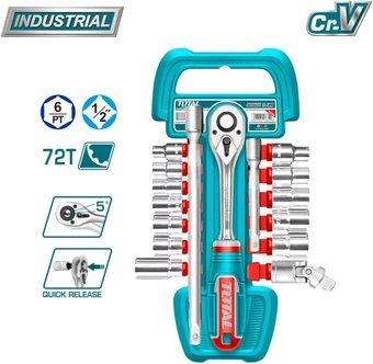 Универсальный набор инструментов Total THT121171 (17 предметов) - 1/1