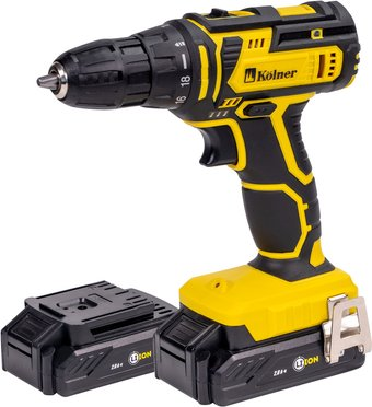 Дрель-шуруповерт Kolner KCD 16-2L (с 2-мя АКБ) - 1/1