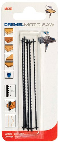 Набор оснастки для электроинструмента Dremel MS51 Moto-Saw 5 предметов [2615MS51JA] - 1/1