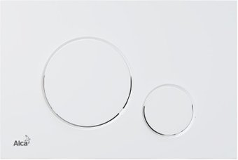 Панель смыва Alcaplast M676 (белый матовый) - 1/1