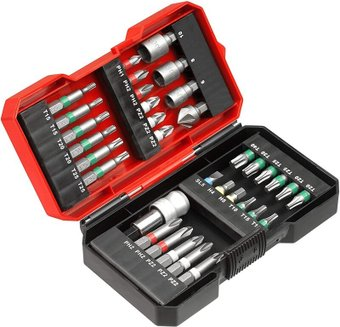 Набор трещотка с головками и битами KWB 49108801 (34 предмета) - 1/1