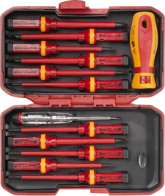 Набор отверток КВТ НИО-4412 (13 предметов) - 1/1