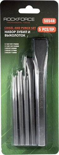 Набор зубил RockForce RF-5054R (5 предметов) - 1/1