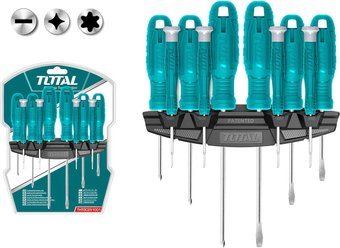 Набор отверток Total THTDC251001 (10 предметов) - 1/1