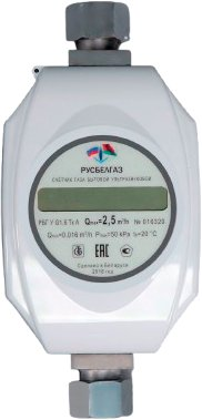Счетчик газа РусБелГаз РБГ У G 1.6 А - 1/1