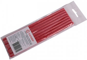 Клеевые стержни Калибр 120808 (8 шт, красный) - 1/1