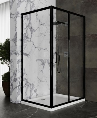 Душевой уголок Roxen Caspia 55060-100B-R 100х80 - 1/1
