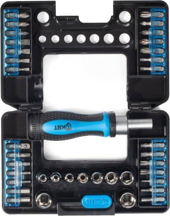 Набор отвертка с битами и головками КВТ Мастер НБ-38 - 1/1