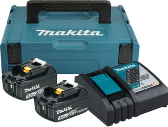 Аккумулятор Makita 197952-5 (18В/2x3 Ah + 7.2-18В + кейс) - 1/1