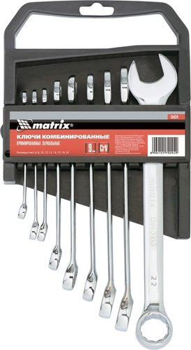 Набор ключей Matrix 15424 (9 предметов) - 1/1