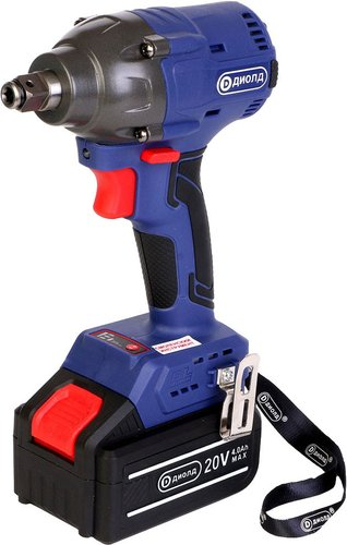 Гайковерт ДИОЛД ГЭА-20ЛИ-03 10300043 (с 1-им АКБ, кейс) - 1/1