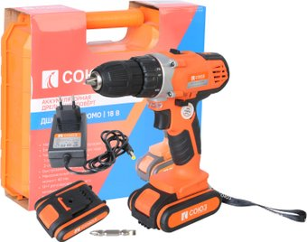 Дрель-шуруповерт Союз ДШС-18-2К-Промо (с 2-мя АКБ, кейс) - 1/1