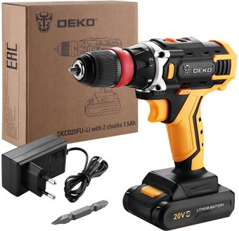 Дрель-шуруповерт Deko DKCD20FU-Li SET 1 063-4176 (с 1-им АКБ) - 1/1