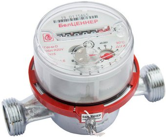 Счетчик воды БелЦЕННЕР ETW-м-D Ду 15 Qn 1.6 - 1/1