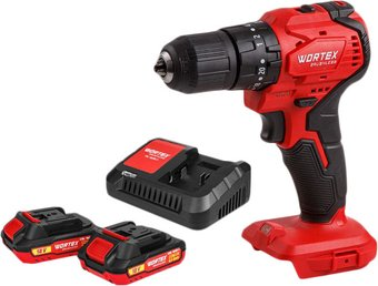 Ударная дрель-шуруповерт Wortex BD 2030-1 DLi 1333424 (с 2-мя АКБ) - 1/1
