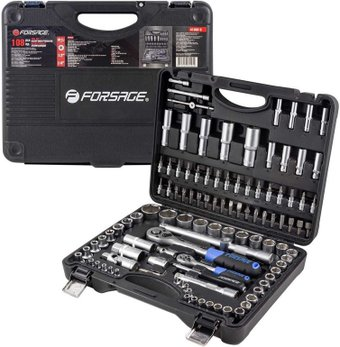 Универсальный набор инструментов FORSAGE F-41082-5 (108 предметов) - 1/1