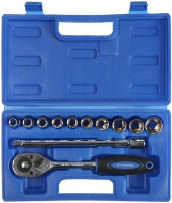 Набор трещотка с головками Tundra 881871 (21 предметов) - 1/1